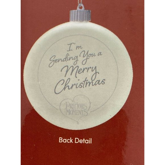 Precious Moments LED Porcelain Tree Ornament “I’m Sending You A Merry Christmas” - Picture 3 of 7